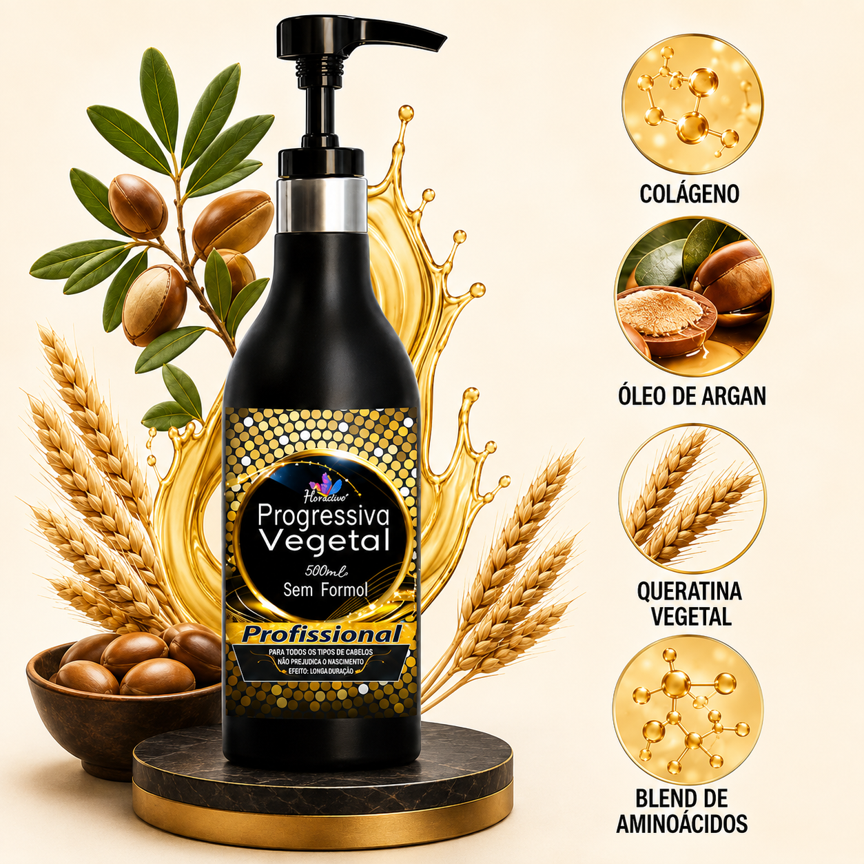 Progressiva Vegetal Havana - ingredientes